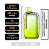 Sour Apple Watermelon Foger Bit 35K Disposable Vape specifications