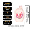 Root Soda/Vanilla Flum UT Bar 50K Disposable Specifications