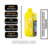 Pineapple Paradise Adjust MyRusher 40K Disposable Vape Specifications