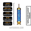 Blueberry Mint OLIT Hookalit Pro 60K Disposable Vape Specifications
