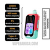 Watermelon Ice Rifbar MixPro Ice 40K Disposable Vape Specifications 