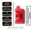 Hawaiian Punch RAZ VUE 50K Disposable Kit Specifications