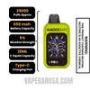 Pineapple Ice Kado Bar i-Pro 35K Disposable Vape Specifications