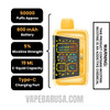 Lemon Batch RAZ RX50K Disposable Vape Specifications