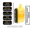 Pineapple Savers Geek Bar Pulse Savers Edition Disposable Vape Specifications