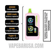 Sour Watermelon Gummies Kado Bar NI40000 Sour-Nic Control Disposable Vape Specifications