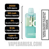 Winter Mint Off Stamp X Crystal Cube 35K Disposable Vape Pod Specifications