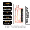 Strawnana Ice Cream Foger Switch Pro 30K Disposable Vape Kit Specifications