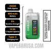 Clear Emerald OXBAR Ice-Nic Control 35K Disposable Vape Specifications
