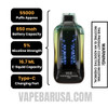 Raspberry Dragon Lime Lost Mary VIZ 55K Disposable Vape Specifications