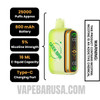 Sour Apple Ice Geek Bar Pulse 2 Disposable Vape Specifications