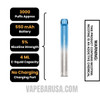 Sour Blue Raspberry Voom Mesh 3000 Puffs Disposable Vape Specifications