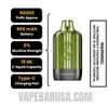 Alaskan Mint Beri Cliq 50K Disposable Vape Pod Specifications