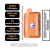Orange Fcuking Fab Geek Bar Pulse X2 Disposable Vape Specifications