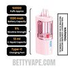 Blue Raz Strawberry Peach RAZ VUE 50K Disposable Vape Pod Specifications