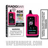 Cherry Hard Popz Kado Bar NI40000 Ice-Nic Disposable Vape with Package Box
