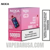 White Peach Raspberry Nixa Bar 50K Disposable Vape With Bundle Pack