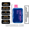 Blueberry Raspberry Gami Lost Mary OS5000 Disposable Vape Specifications