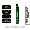 Aloe Mango Melon Esco Bar 2500 Puffs Disposable Vape Specifications