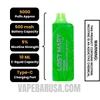 Kiwi Dragon Fruit Berry Ice Lost Mary MO5000 Vape Specifications