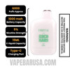 Icy Mint Esco Bars 6000 Puffs Disposable Vape Specifications