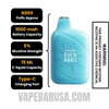 Ocean Mist Esco Bars 6000 Puffs Disposable Vape Specifications