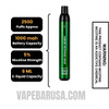 Kiwi Dragon Berry Esco Bars 2500 Puffs Disposable Vape Specifications