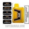 Banana Coconut RAZ TN9000 Disposable Vape Specifications
