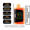 Tropical RAZ LTX 25K Gush Edition Vape Specifcations