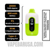 Pina Lush Hidden Hills X Fifty Bar 20K Vape Specifications