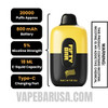 Butterbean Fifty Bar 20k Disposable Vape Specifications