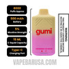 Strawberry Ice Cream Gumi Bar Disposable Vape 8000 Puffs Specifications