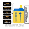 Blue Razz Lemon Kado Bar BR5000 Disposable Vape Specifications
