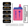 Strawberry Snowcone Kado Bar BR5000 Disposable Vape Specifications