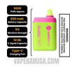 Kiwi Berry Ice Kado Bar BR5000 Disposable Vape Specifications