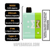 Miami Mint Off Stamp SW16000 Disposable Vape Kit Specifations