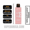 Frozen White Strawberry Off Stamp SW9000 Disposable Pod Specifications