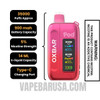 Strawberry Pink Cherry OXBAR Ice-Nic Control Disposable Vape Specifcations