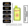 Dragon Melon Pillow Talk IC40000 Disposable Vape Specifications