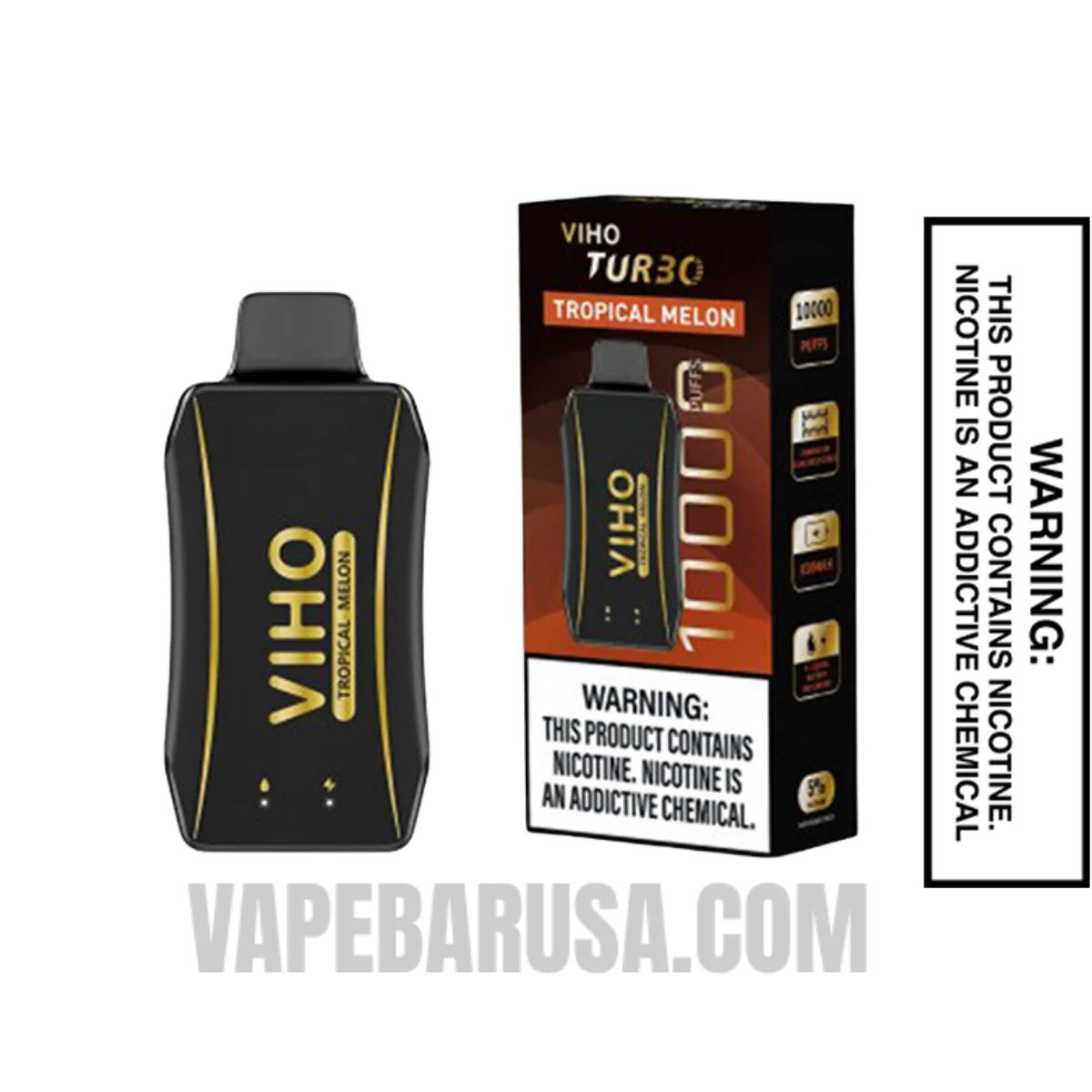 Tropical Melon VIHO Turbo Vape 10000 Puffs With Package Box