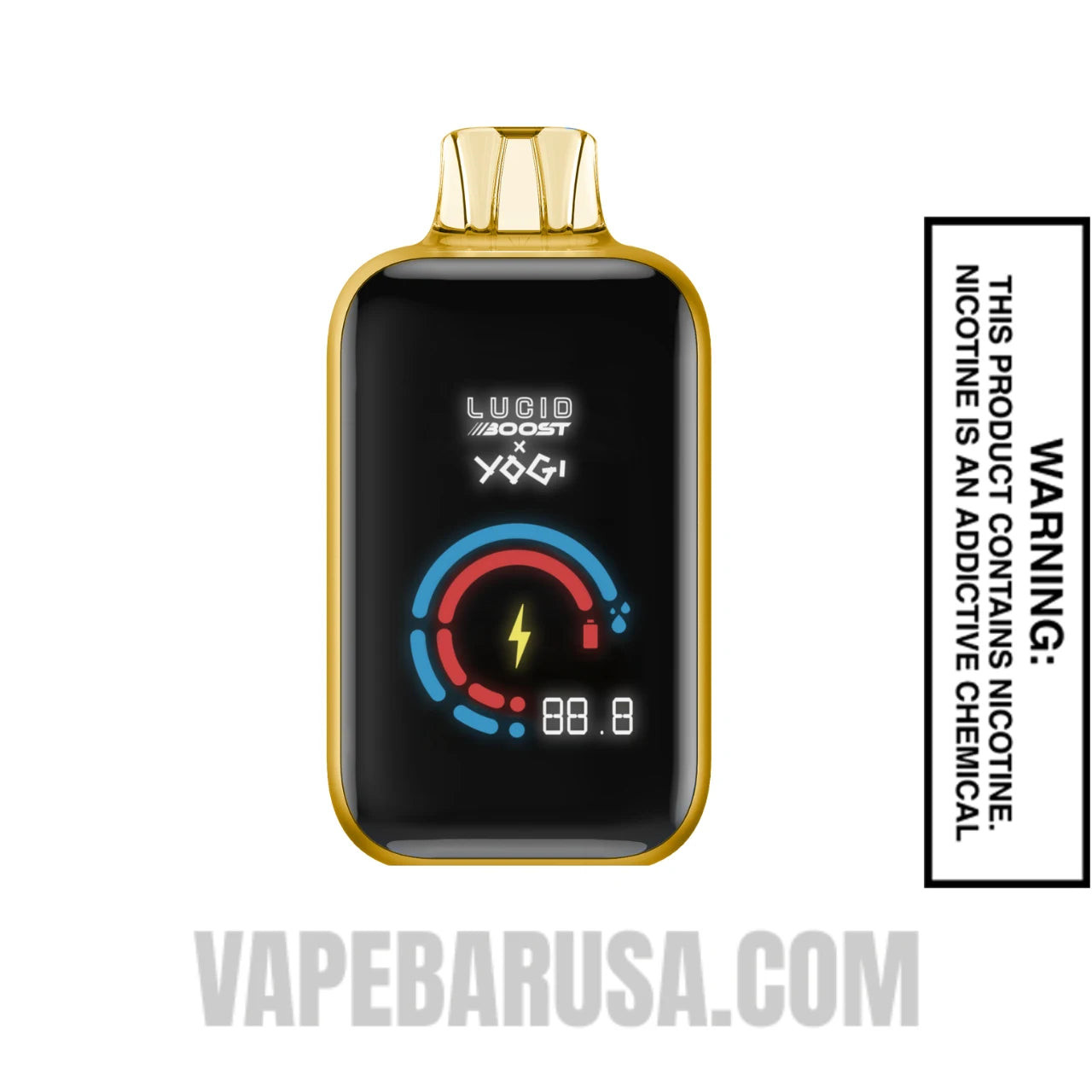 Mango Strawberry Ice Lucid Boost X Yogi 20123 Disposable Vape