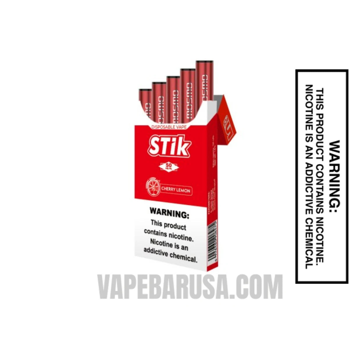 Cherry Lemon MOSMO Stik Disposable With Package Box