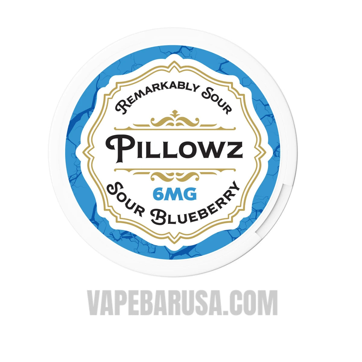 Sour Blueberry Pillowz Nicotine Pouches 6 mg (Pack of 5)
