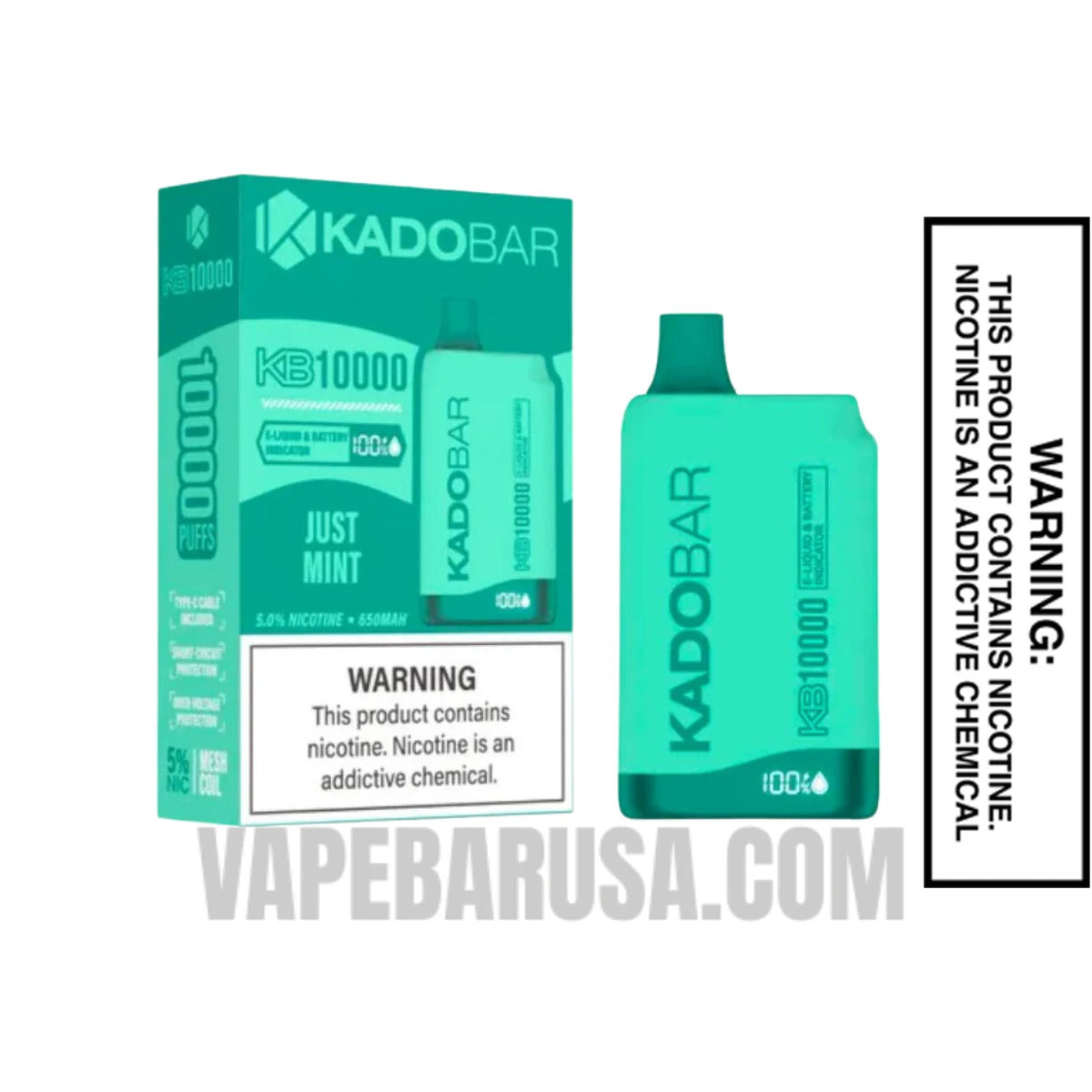 Just Mint Kado Bar KB10000 Disposable Vape with Package Box