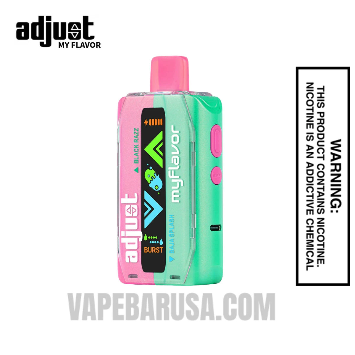 Black Razz Baja Adjust MyFlavor 40K Disposable Vape