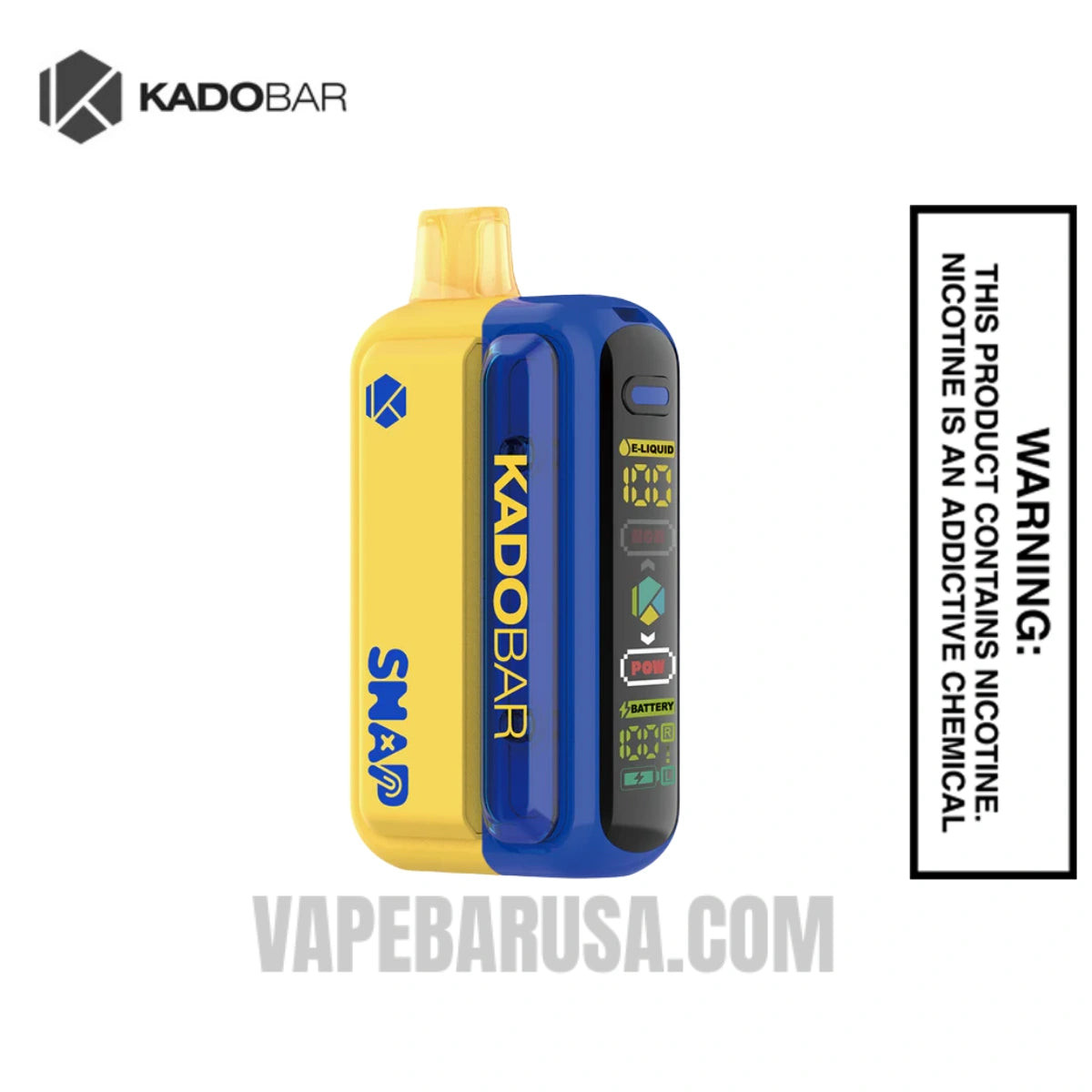 Blue Razz Lemon Kado Bar Snap 25K Disposable Vape Kit