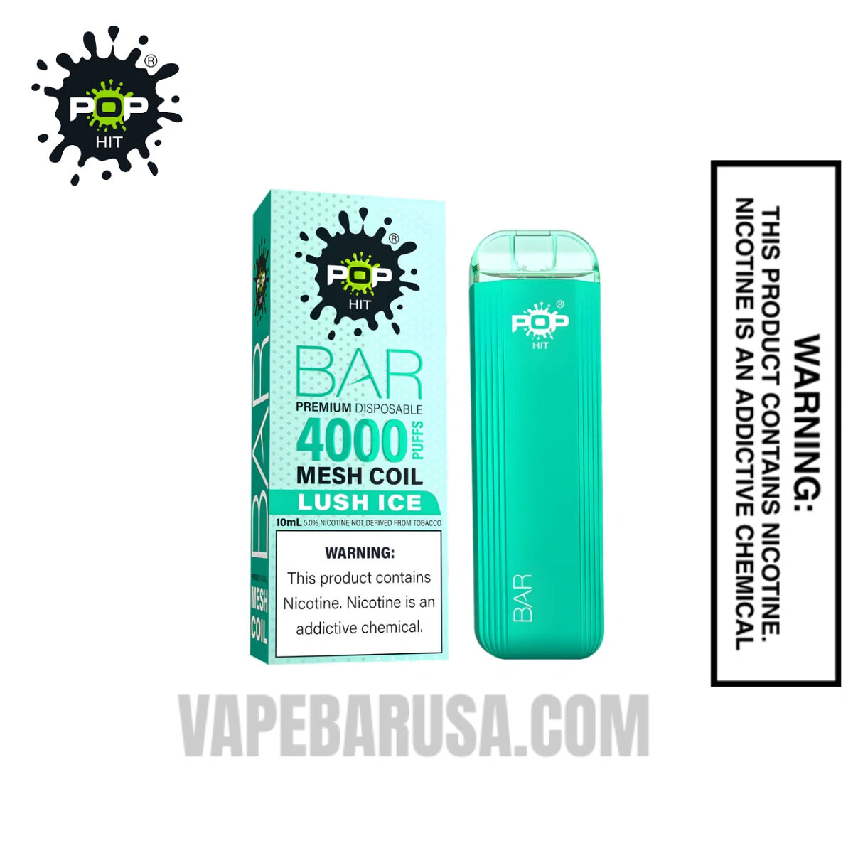 Lush Ice Pop HIT Bar 4000 Puffs Disposable Vape
