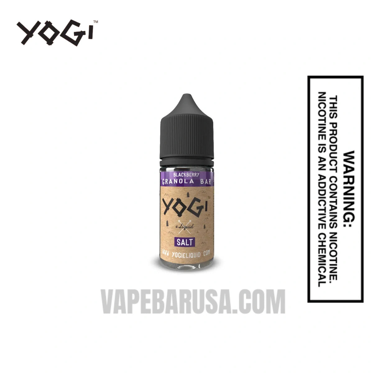 Blackberry Granola Bar Yogi Salt Nic Vape Juice 30 ML