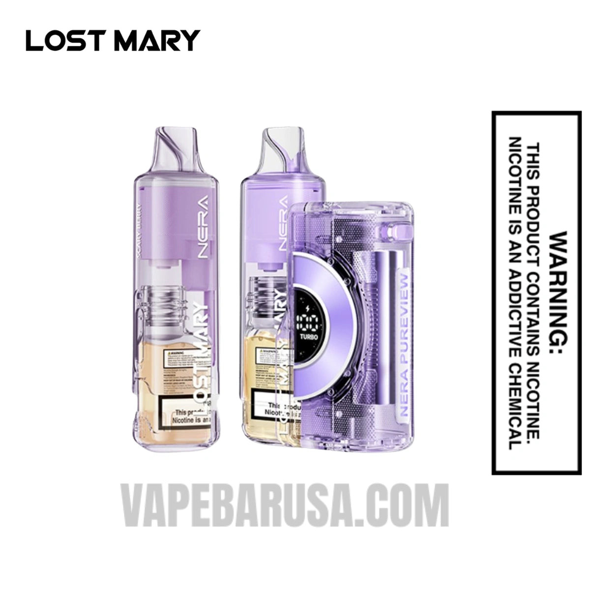 Scary Berry Lost Mary Nera Pureview 40K Vape Kit