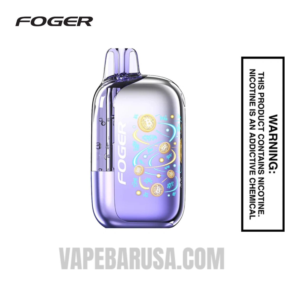 White Peach Raspberry Foger Bit 35K Disposable Vape
